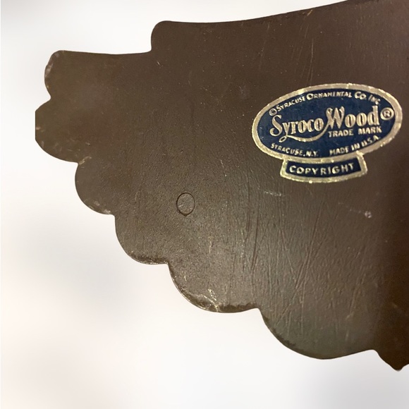 syroco Wall Decor Vintage Mcm Syroco Wood Duck Set Of 2 Wall